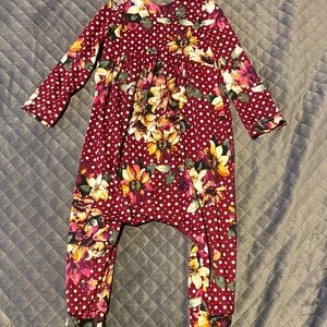 Macy Kate boutique- long sleeve romper